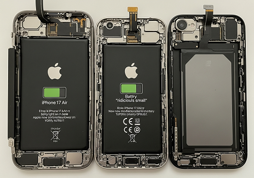 باتری آیفون ۱۷ ایر لو رفت و به طرز مسخرهای کوچیکه باتری آیفون ۱۷ ایر لو رفت و به طرز مسخرهای کوچیکه